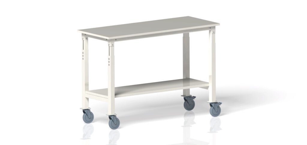 Carro Conexo Q22V3 ESD Ajustable en altura mediante tornillos 1400x550